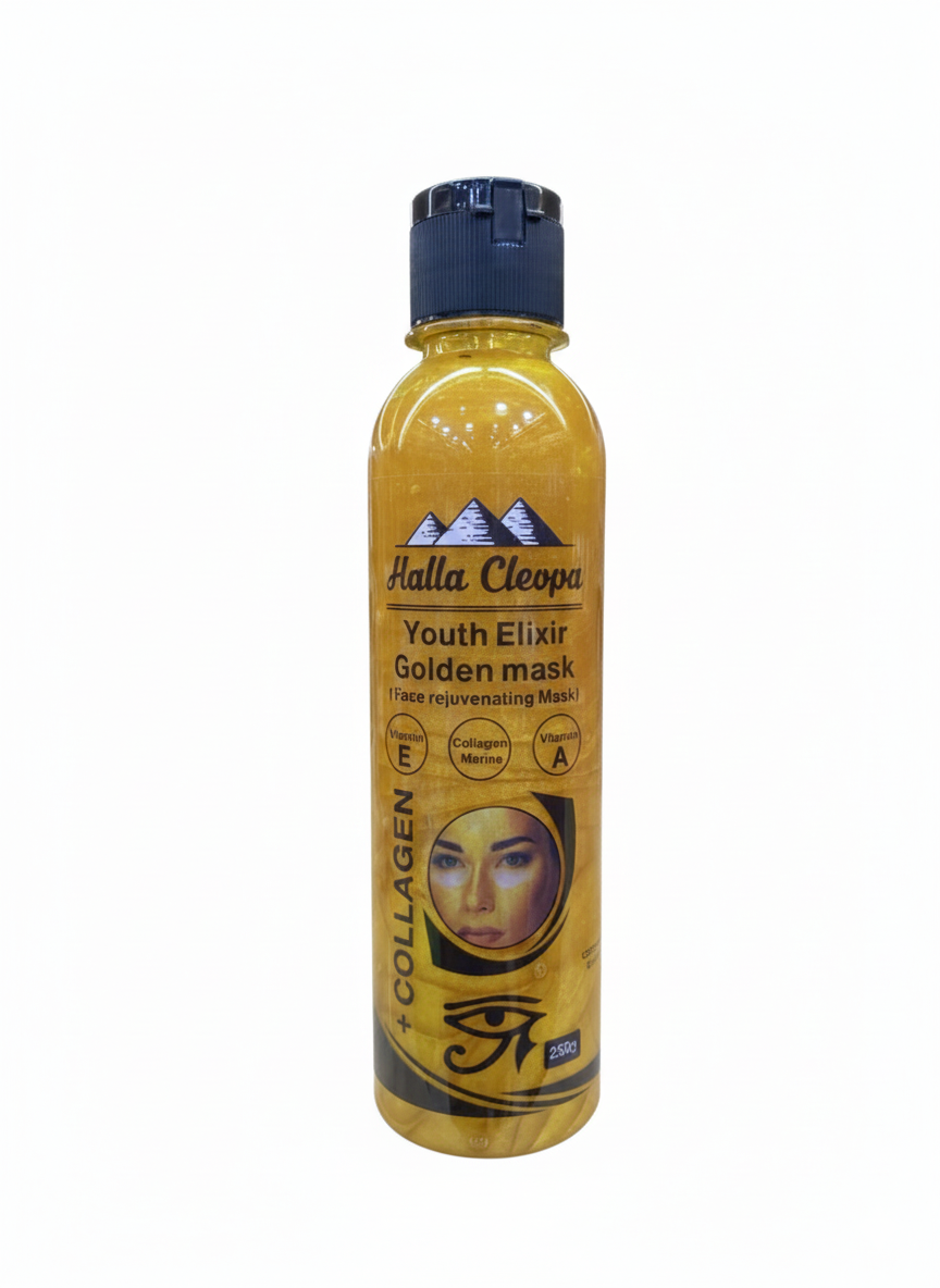 img_7197 Halla Cleopa Youth Elixir Golden Mask | Face Mask with Collagen - Image 1