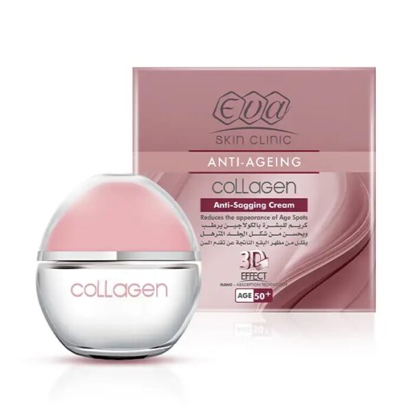 Eva Skin Clinic Anti-Ageing Collagen (+50) Cream 50ml | Hydrating & Firming Face Cream