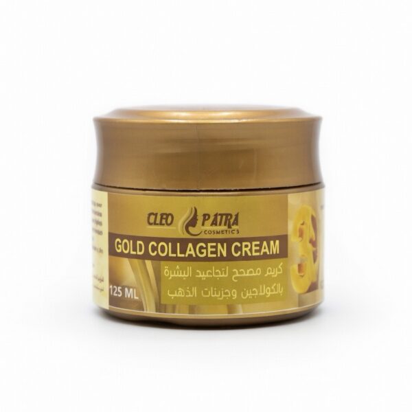Cleopatra Gold Collagen Cream 125ml – Hydrating & Smoothing Face & Neck Cream