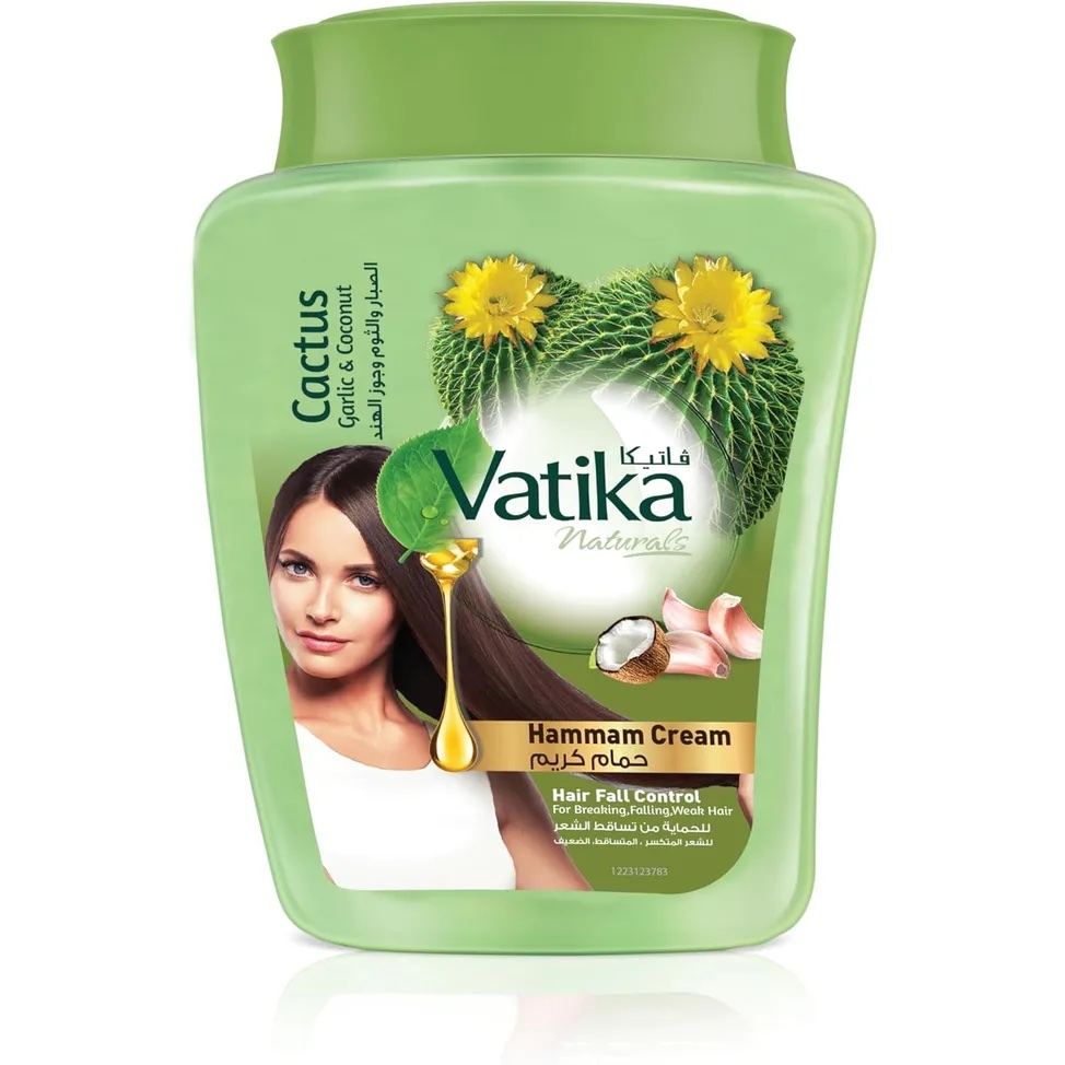 img_0128 Vatika Hair Fall Control Hair Mask with Cactus, Garlic & Coconut – Deep Nourishing Hair Treatment - Image 1